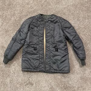 Vintage 1960s USAF Military Liner Wool Nylon Jacket size XS